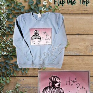 High Bun Errand Run Graphic Sweat Shirt